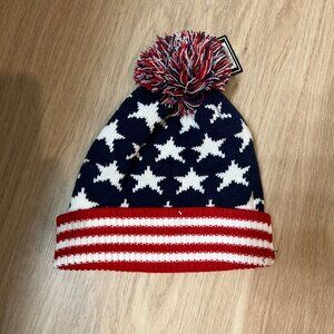 Stars & Stripes Beanie NWT by New York Headwear